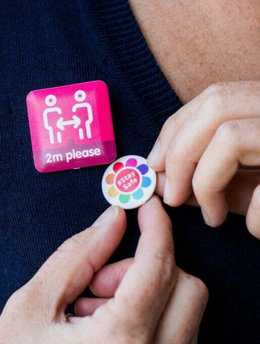 DBASE Badge 37mm Square