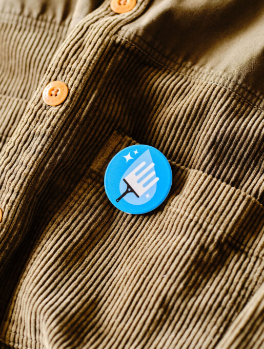 DBASE Badge 45mm Circular