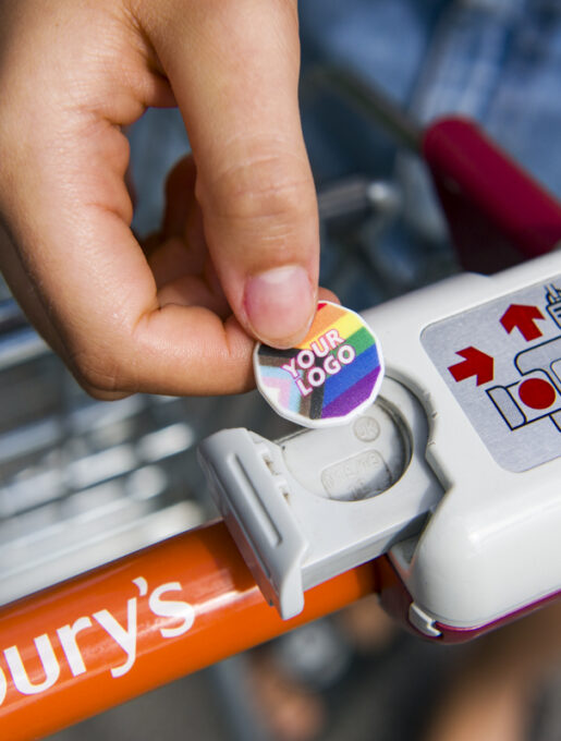 Pride Trolley Coin Keyring