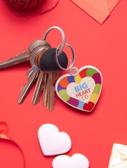 Heart Shaped ‘FunKeys’ Keyring