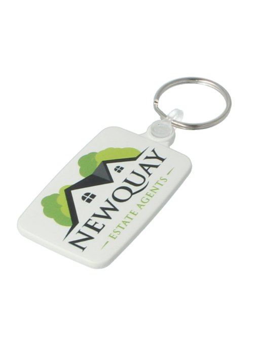 55mm Rectangle Keyring