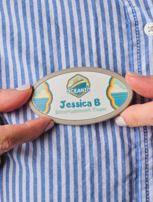 Always Recycled Select Name Badge – Oval