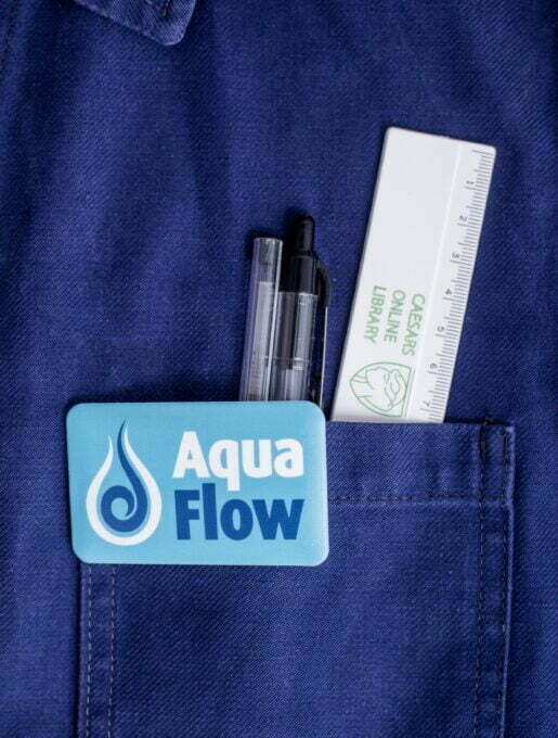 DBASE Badge 70 x 43mm Rectangular