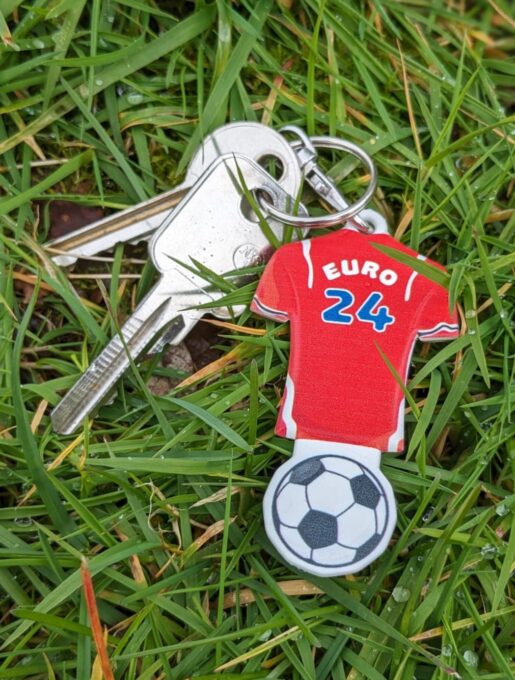 Shirt Shaped Trolley Stick Keyring