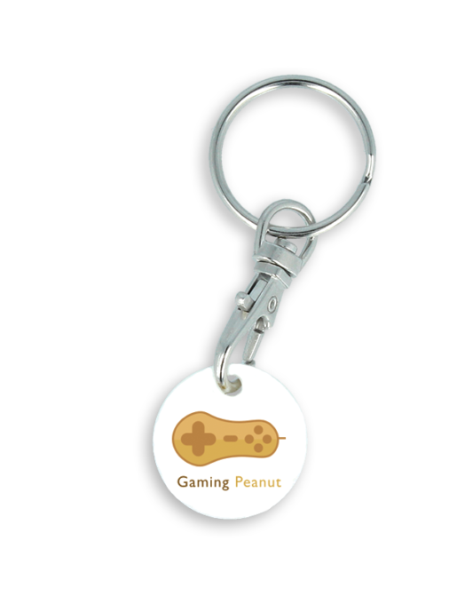 EURO Trolley Coin Keyring