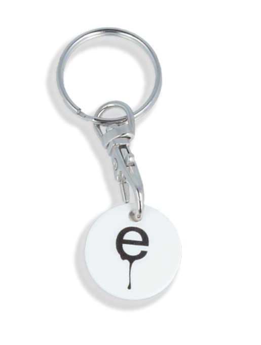 Old Pound Trolley Coin Keyring